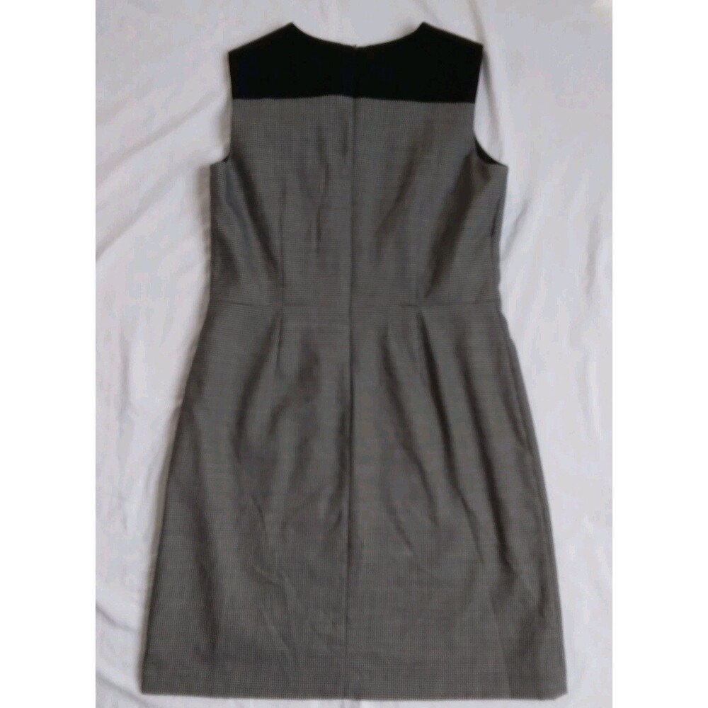 Brooks Brothers Dress Shift Sheath Houndstooth Black Career Women's Size 12P - Picture 8 of 12